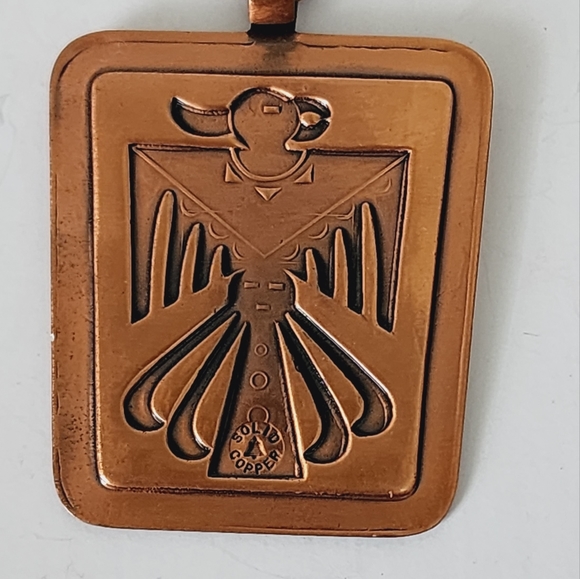Bell Trading Post Native American Solid Copper Thunderbird 30\